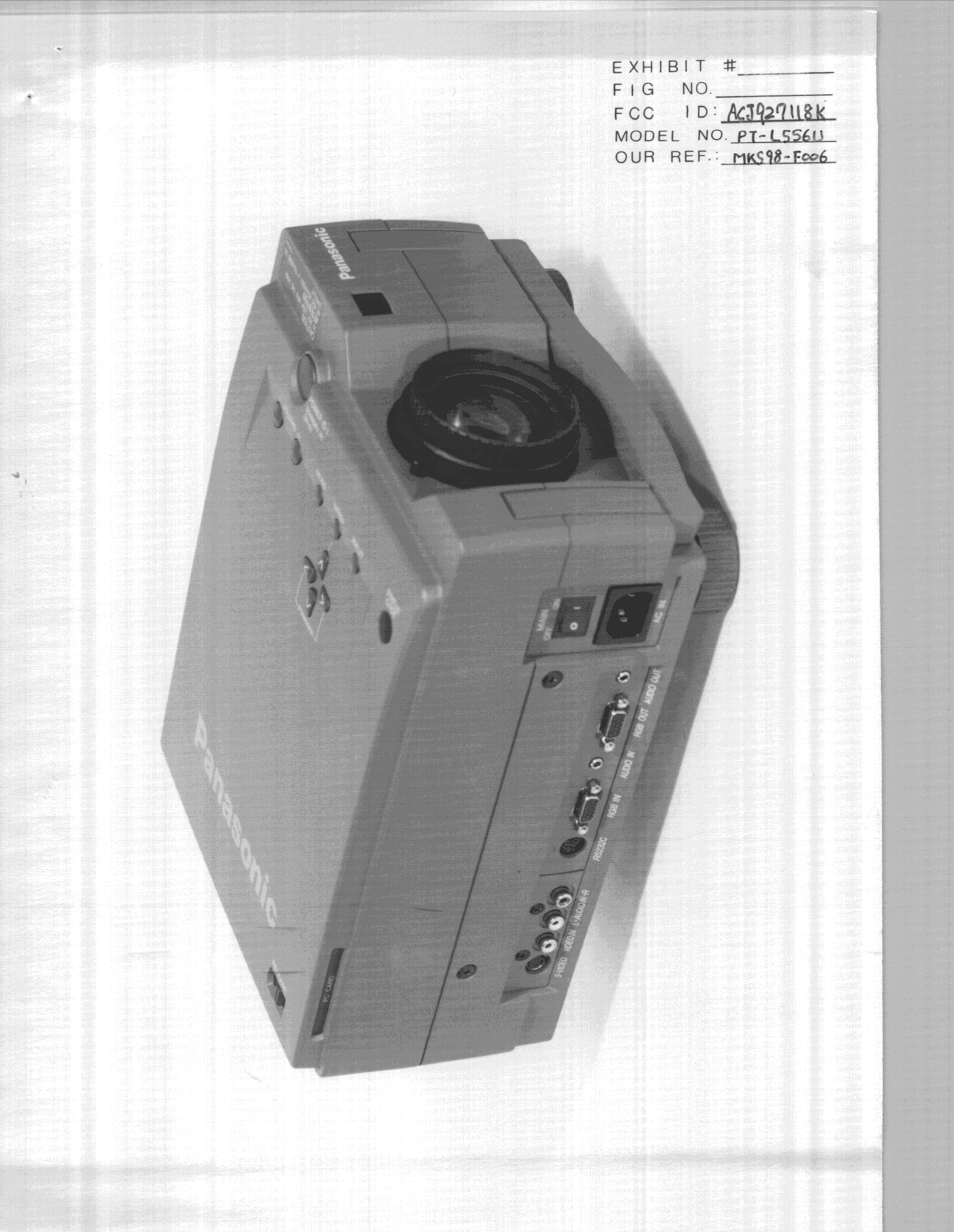 JBP - Part 15 Class B Computing Device Peripheral - FCC ID ACJ927118K - Panasonic Corporation of North America (2)