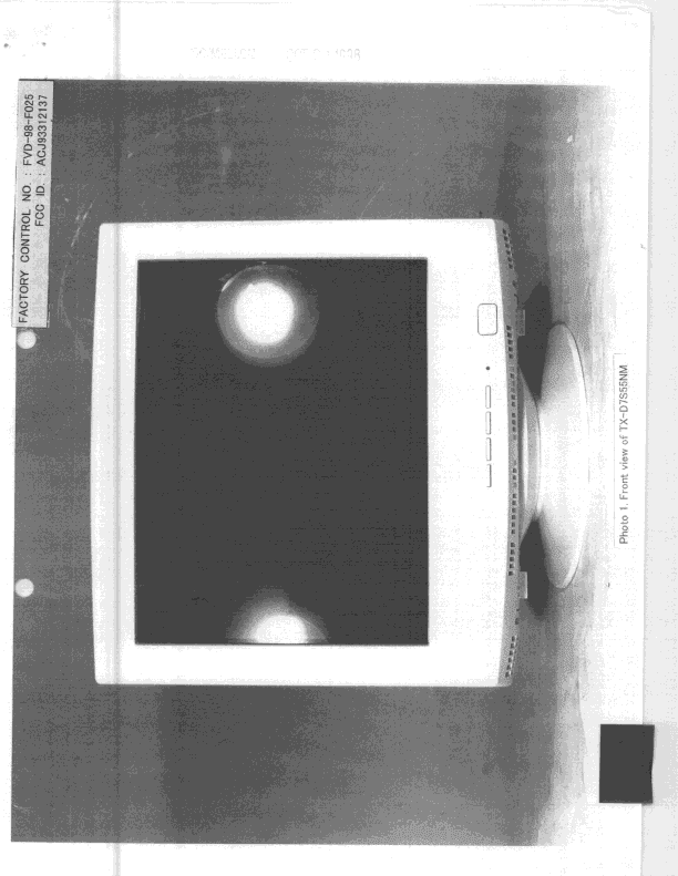 JBP - Part 15 Class B Computing Device Peripheral - FCC ID ACJ93312137 - Panasonic Corporation of North America (2)