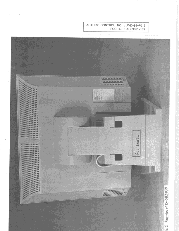 Color Monitor - FCC ID ACJ93312139 - Panasonic Corporation of North America (1)