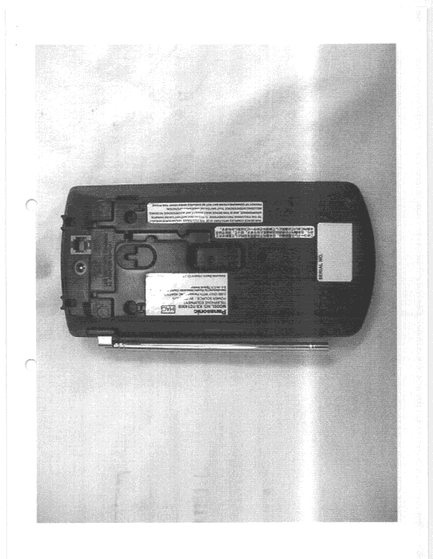 900 MHz Cordless Phone - FCC ID ACJ96NKX-TC1400 - Panasonic Corporation of North America (1)