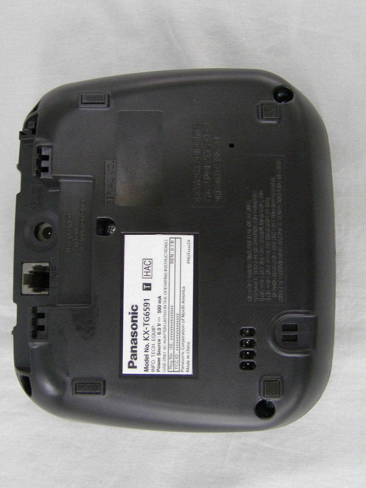 FCC Part 15 D / DECT Cordless Telephone Base - FCC ID ACJ96NKX-TG6591 - Panasonic Corporation of North America (1)