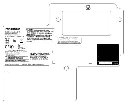 Toughbook PC with WWAN, WLAN and Bluetooth - FCC ID ACJ9TGCF-19E - Panasonic Corporation of North America