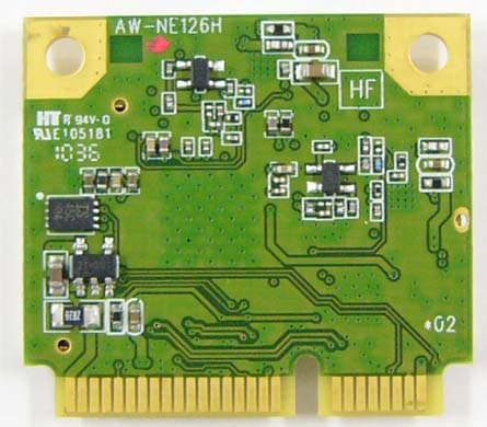 802.11n 2X2 PCIe MINICARD - FCC ID ACJ9TGWL11E - Panasonic Corporation of North America