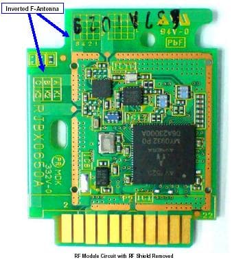 RF Transceiver Module - FCC ID ACJT10001 - Panasonic Corporation of North America