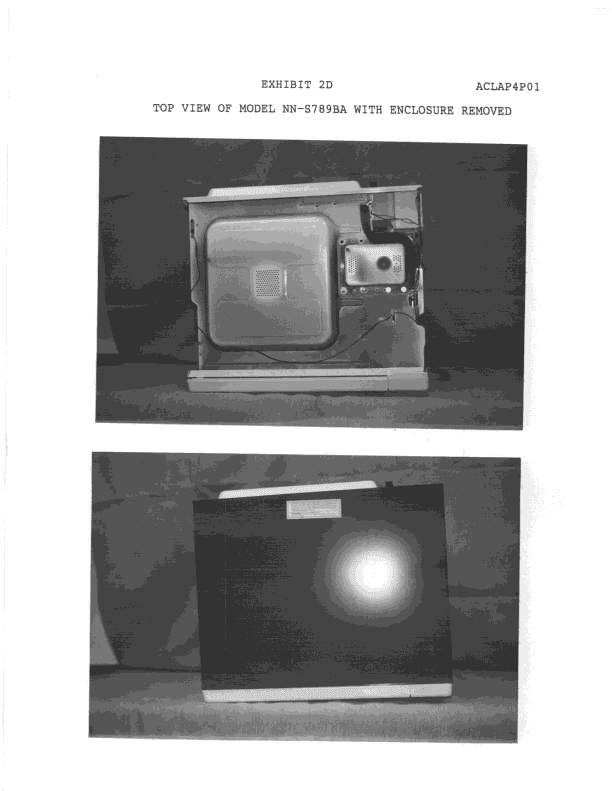 8CC - Part 18 Consumer Device - FCC ID ACLAP4P01 - Panasonic Corporation of North America