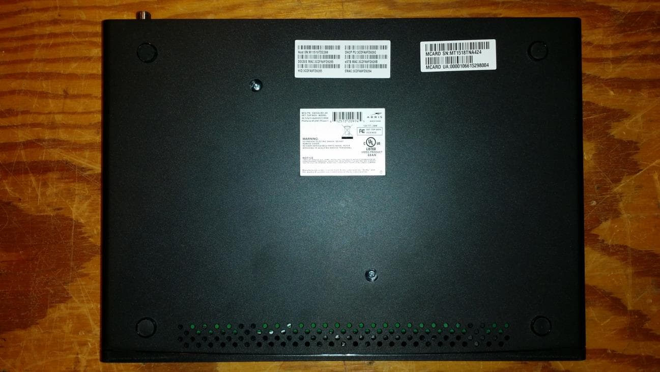 Cable Set Top Box - FCC ID ACQ-DCX3635 - ARRIS (3)