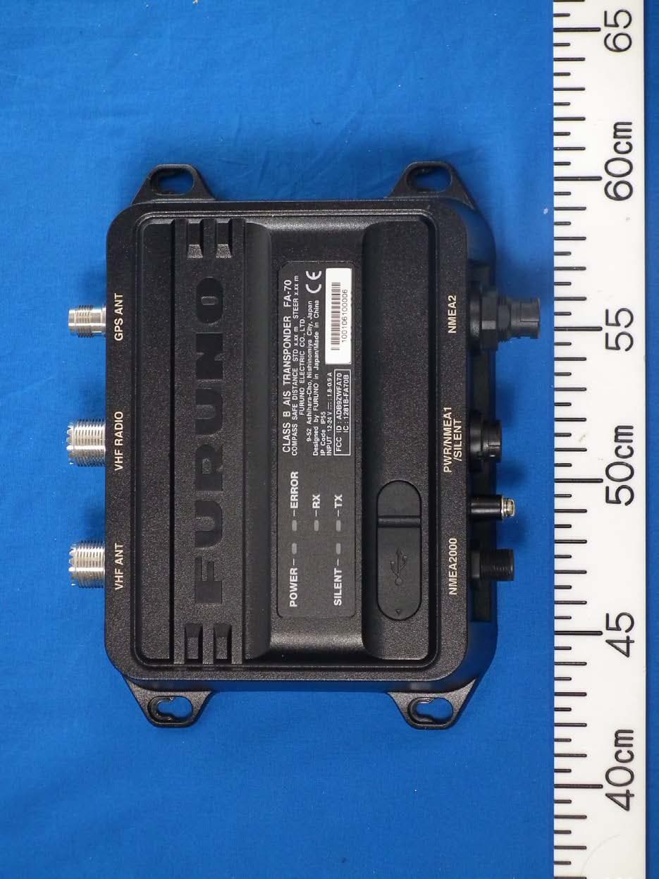 Class B AIS Transponder - FCC ID ADB9ZWFA70 - Furuno USA Inc (2)