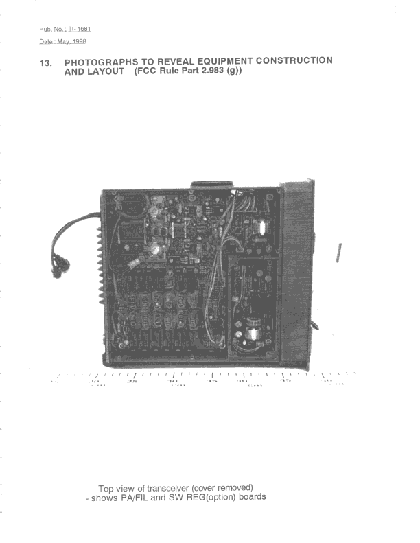 MF Transmitter; Not GMDSS Capable. - FCC ID ADB9ZWFS1503 - Furuno USA Inc (2)