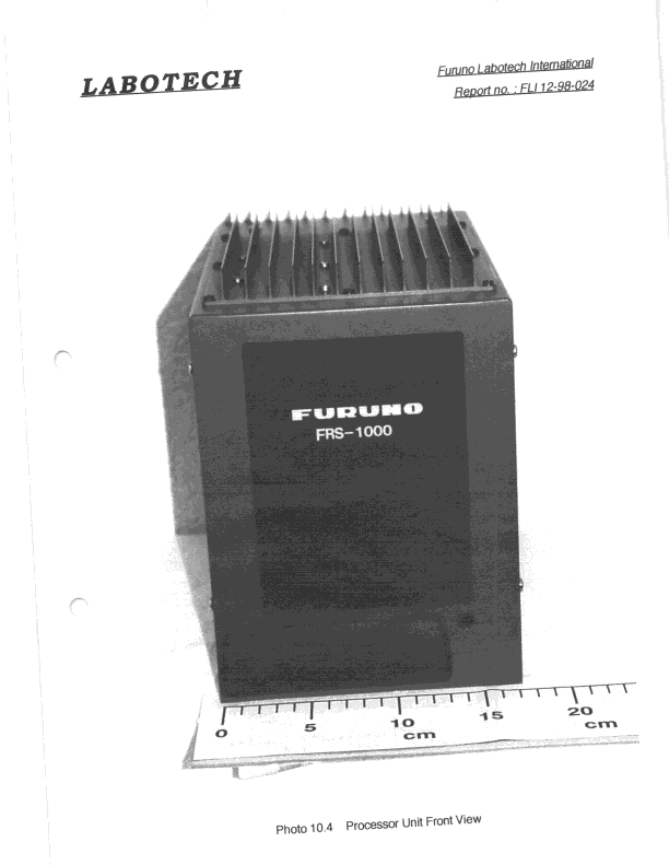 MRD - Marine Radar - FCC ID ADB9ZWRTR067 - Furuno USA Inc (4)
