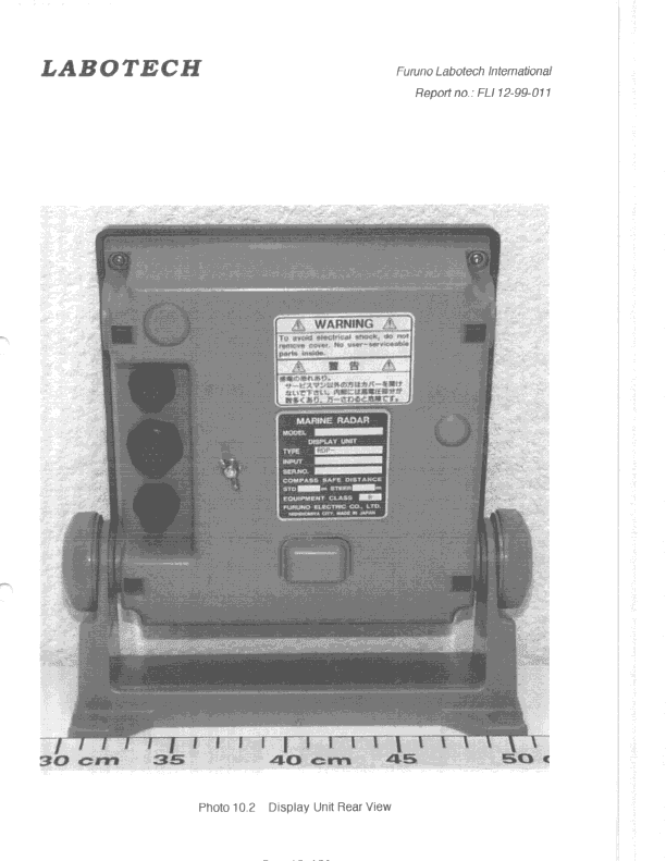 MRD - Marine Radar - FCC ID ADB9ZWRTR068 - Furuno USA Inc