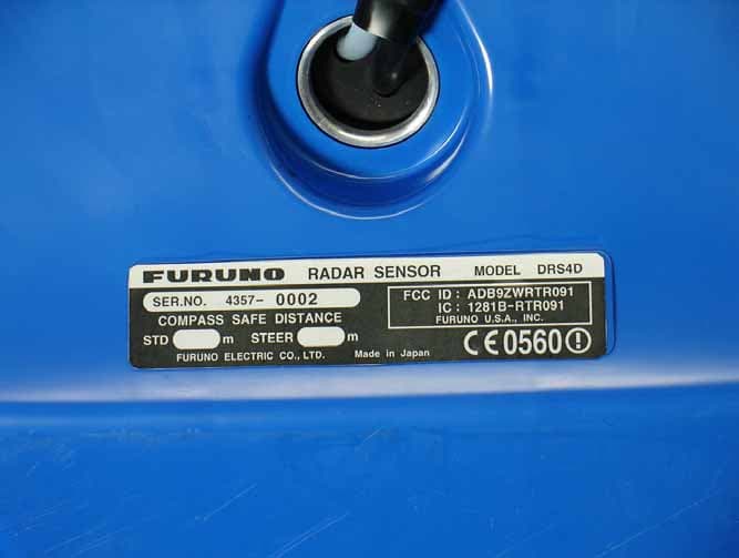 Marine Radar - FCC ID ADB9ZWRTR091 - Furuno USA Inc