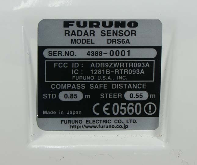Marine Radar - FCC ID ADB9ZWRTR093A - Furuno USA Inc