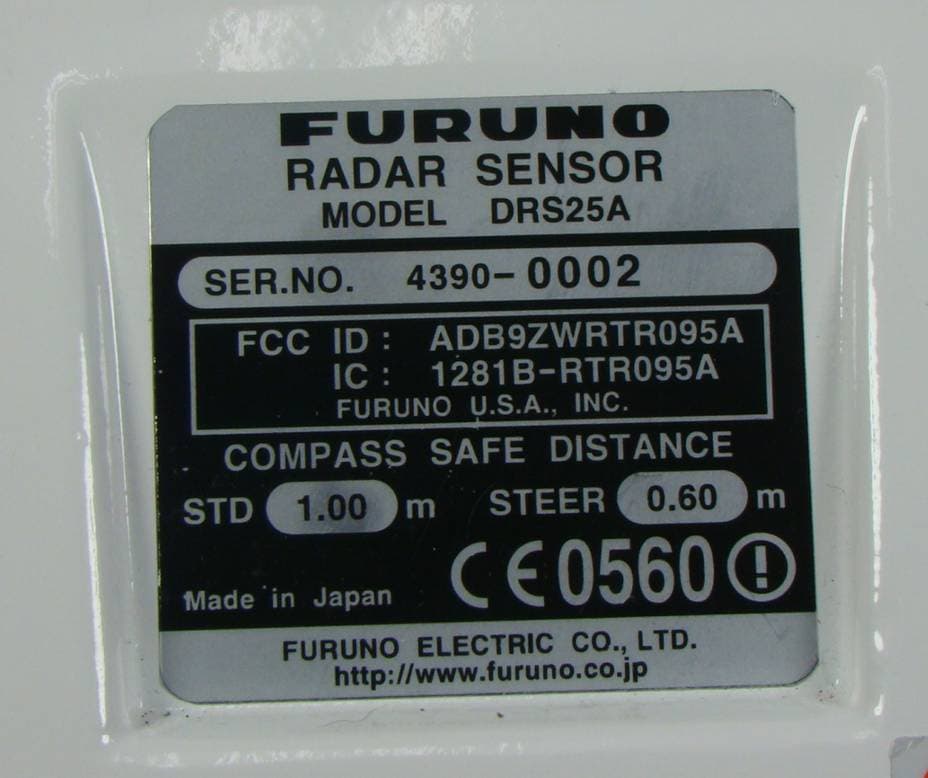 Marine Radar - FCC ID ADB9ZWRTR095A - Furuno USA Inc