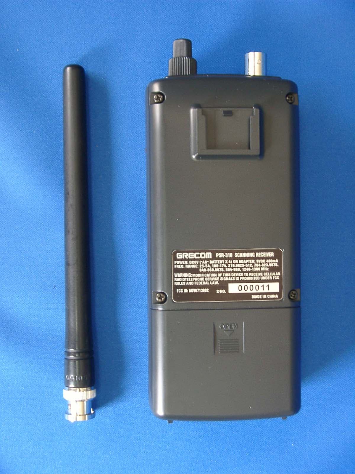 Radio Frequency Scanner - FCC ID ADV0713902 - General Research of Electronics Inc