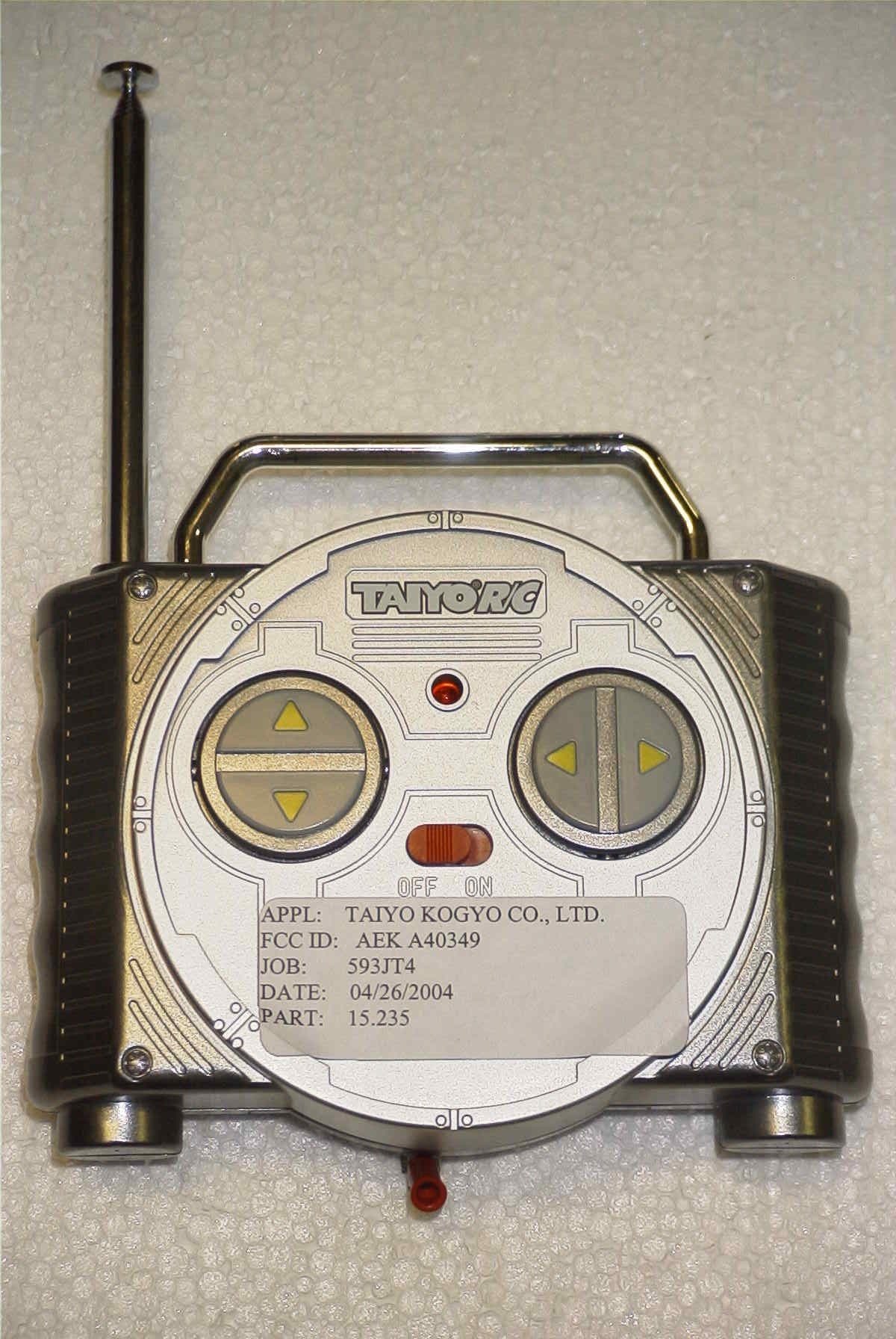 jet helio-transmitter - FCC ID AEKA40349 - Taiyo Co., Ltd. (2)