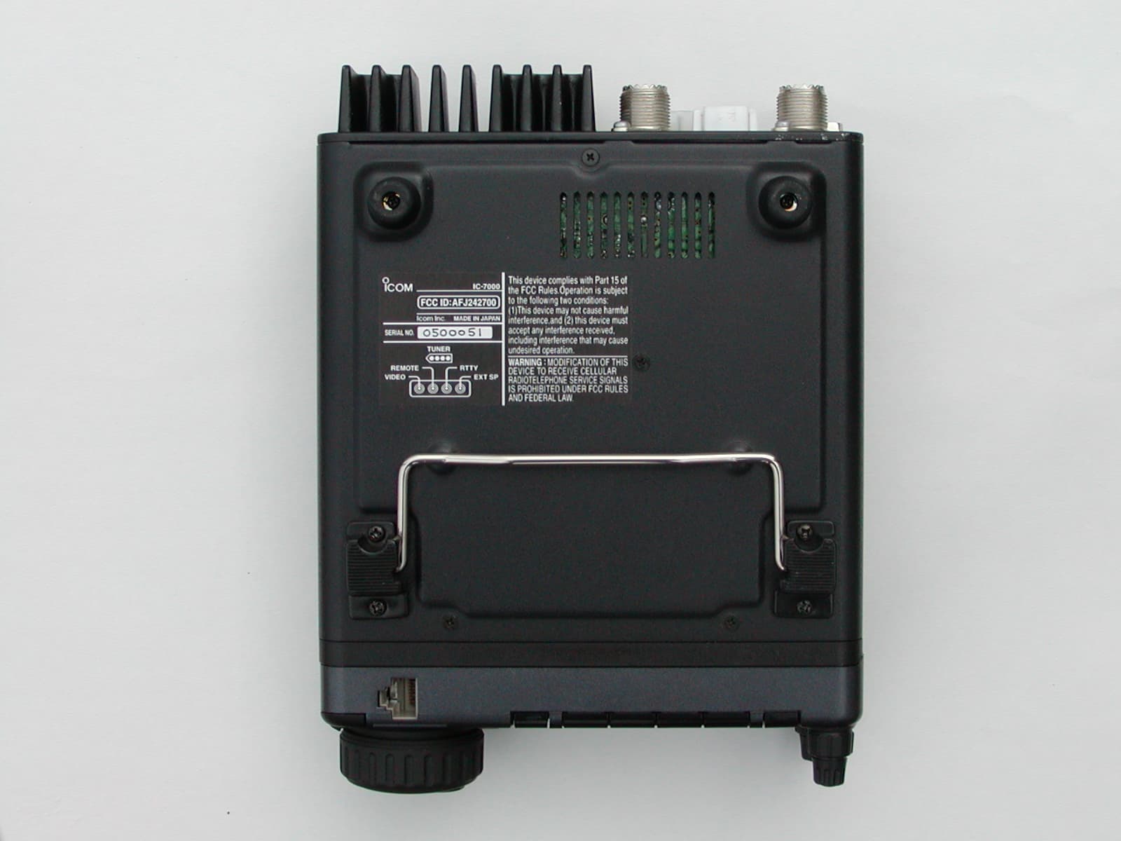 HF/VHF/UHF All Mode Transceiver - FCC ID AFJ242700 - ICOM Incorporated (1)