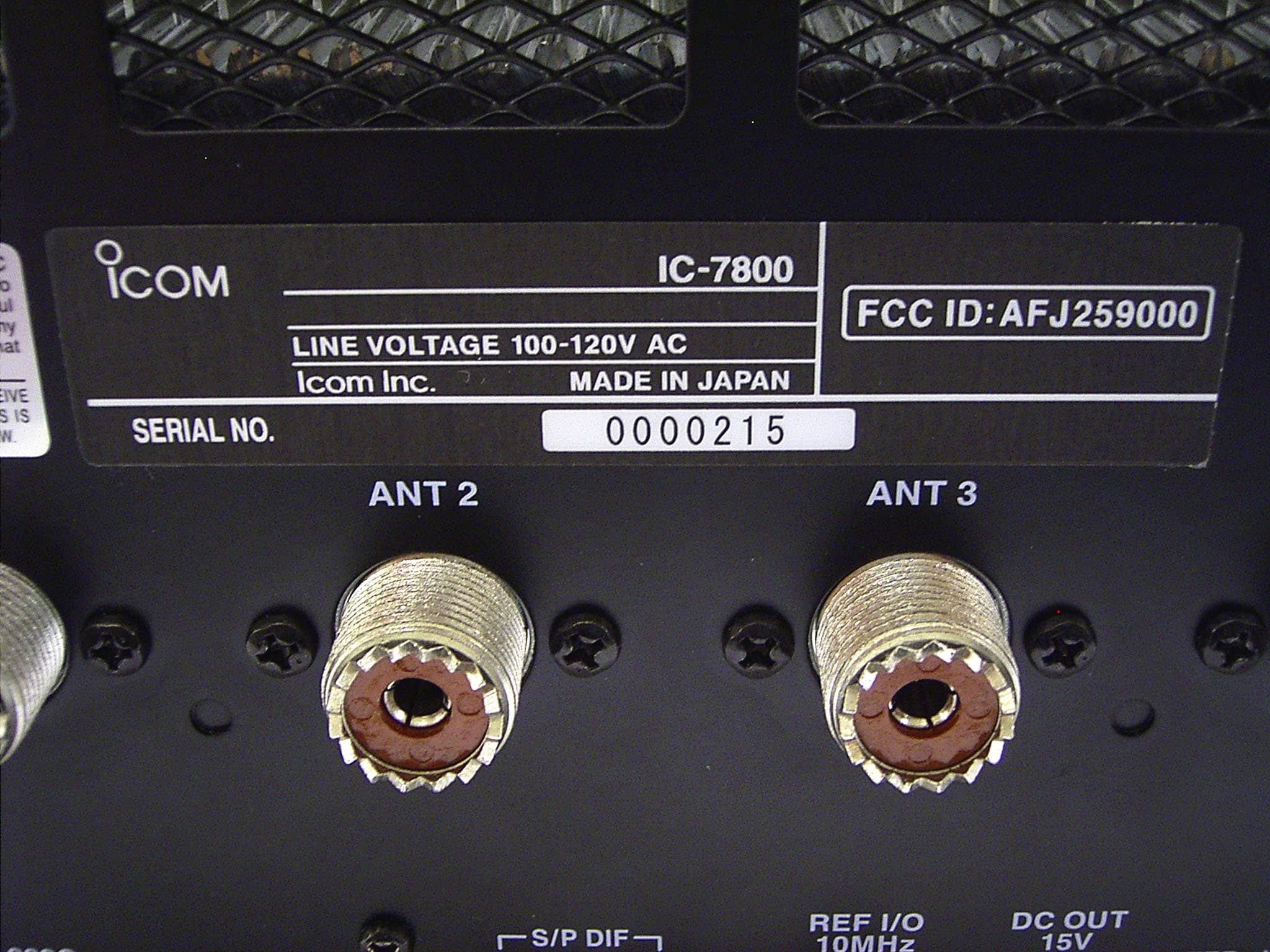 Amateur HF Scanning Transceiver - FCC ID AFJ259000 - ICOM Incorporated (2)