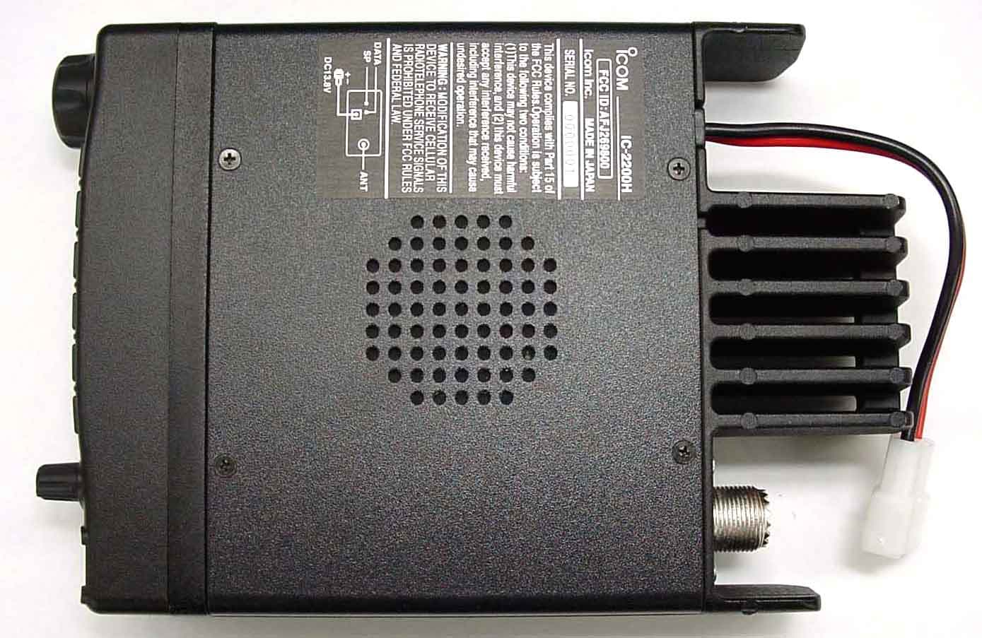 Amateur Transceiver with Scanning Receiver - FCC ID AFJ269800 - ICOM Incorporated