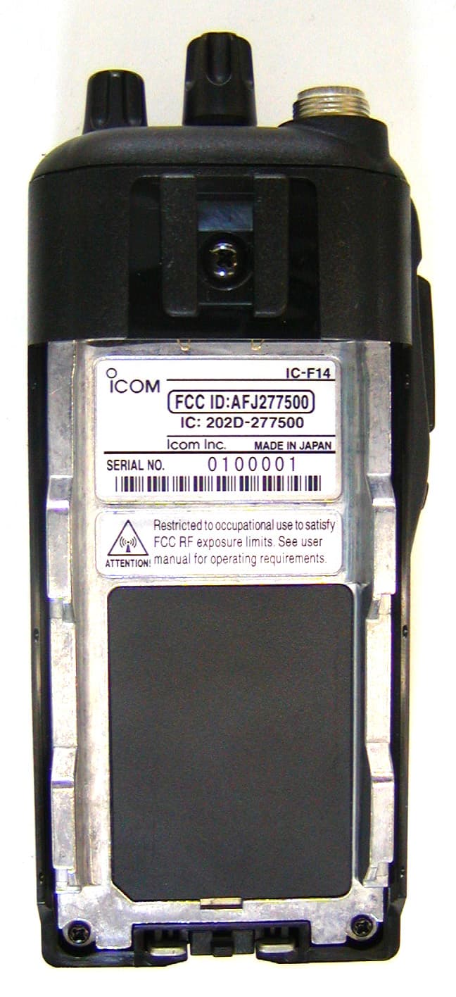 VHF Transceiver - FCC ID AFJ277500 - ICOM Incorporated (4)