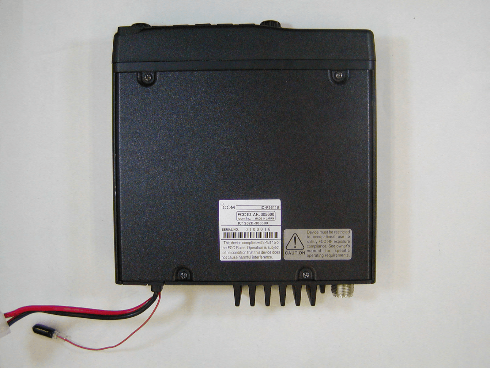 VHF Mobile Transceiver - FCC ID AFJ305600 - ICOM Incorporated (2)