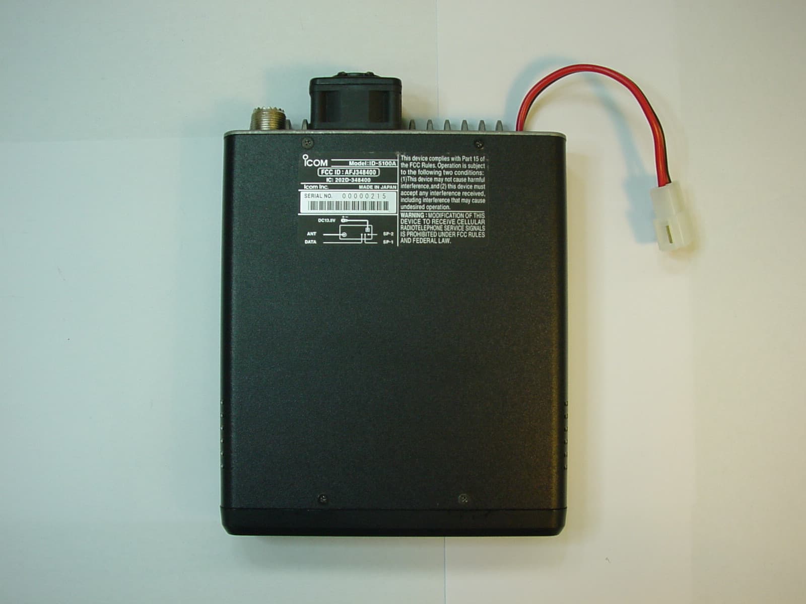 Dual Band Transceiver - FCC ID AFJ348400 - ICOM Incorporated (1)