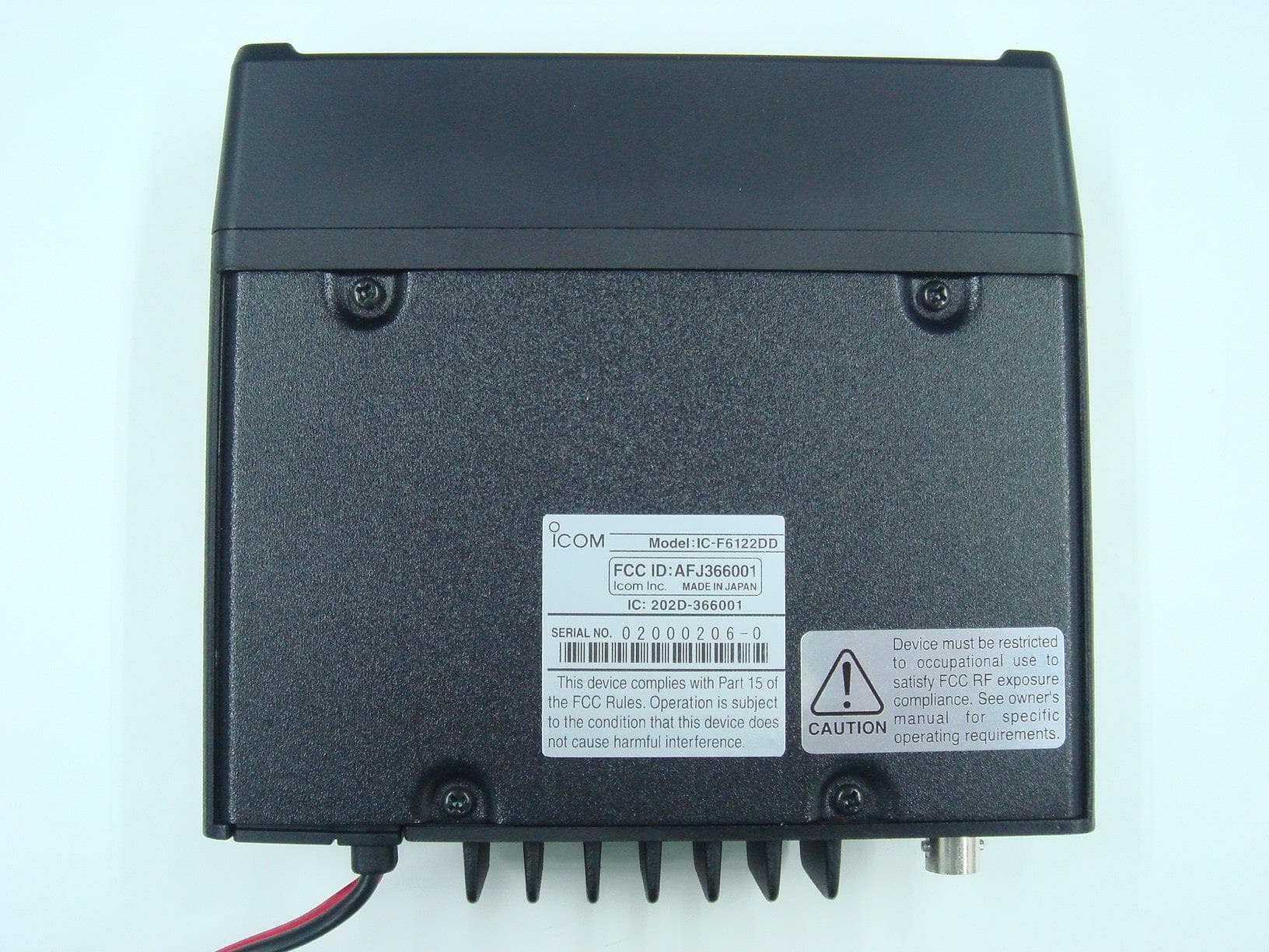 UHF Digital Transceiver - FCC ID AFJ366001 - ICOM Incorporated (2)