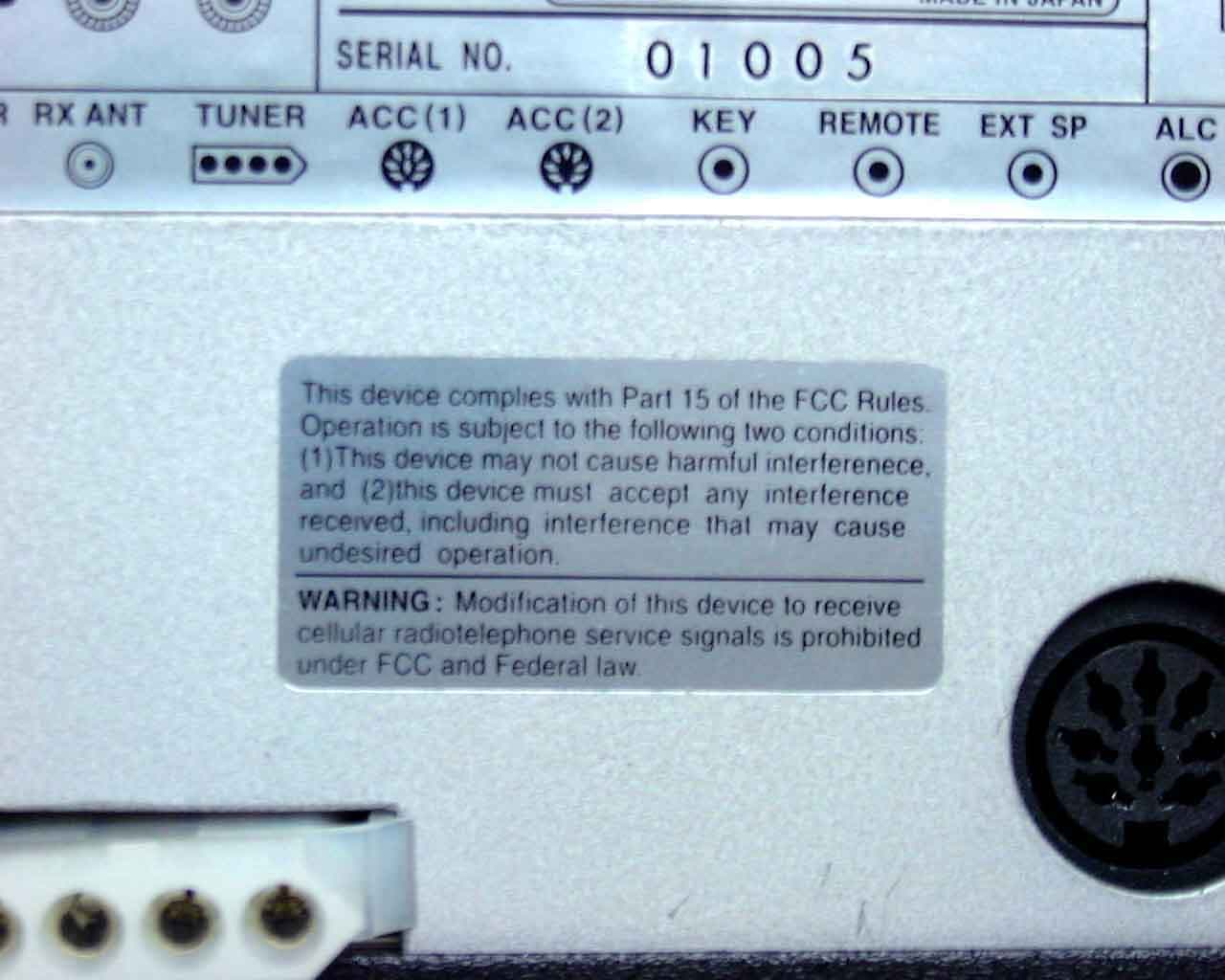 Amateur HF Scanning Transceiver - FCC ID AFJIC-756PRO2 - ICOM Incorporated (2)