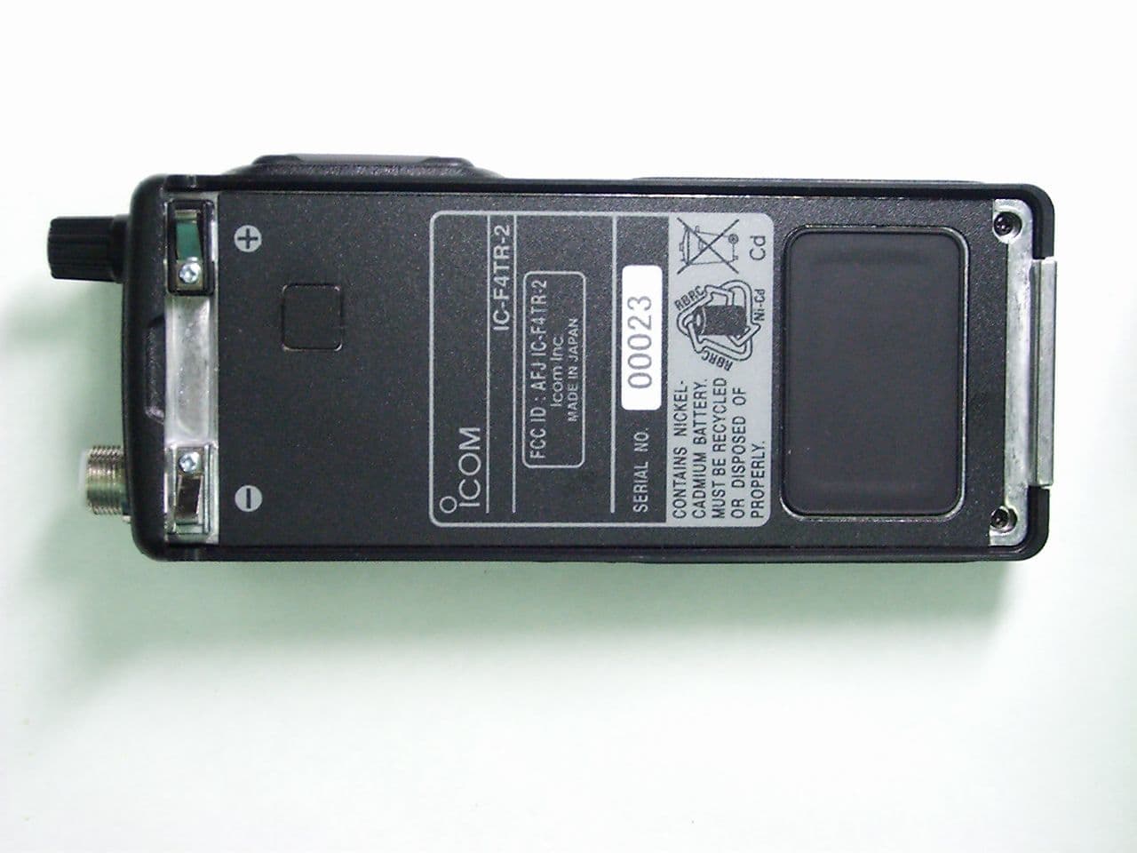 UHF-FM Hand Held Transceiver - FCC ID AFJIC-F4TR-2 - ICOM Incorporated