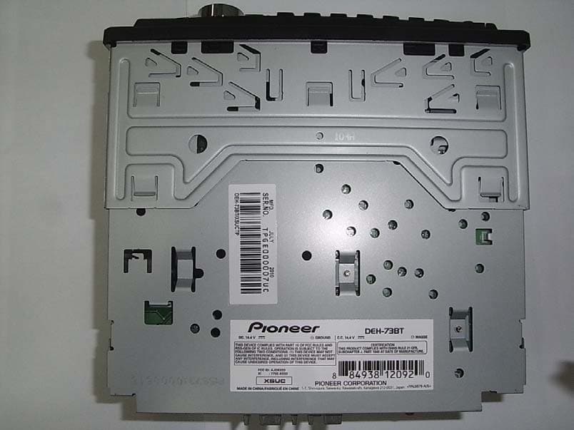 CD RDS Receiver - FCC ID AJDK033 - Pioneer Corporation