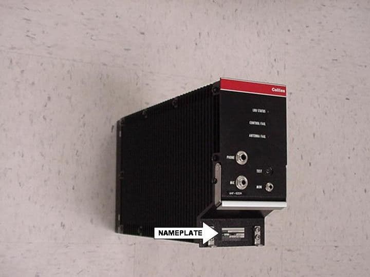 VHF-2100E Extended Range Transceiver - FCC ID AJK8222168 - Rockwell Collins Inc