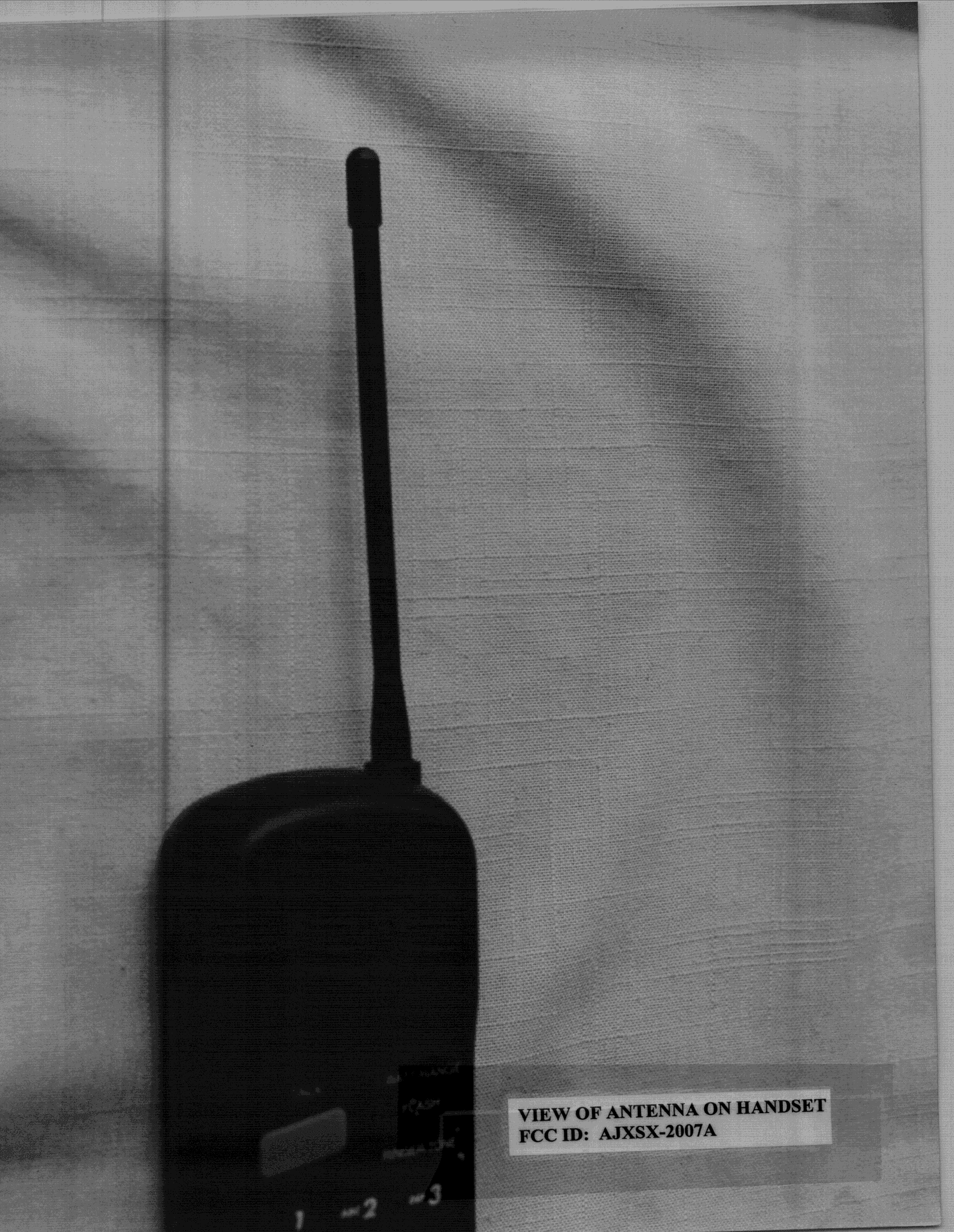 Cordless Telephone - FCC ID AJXSX-2007A - Toshiba America Consumer Products Inc