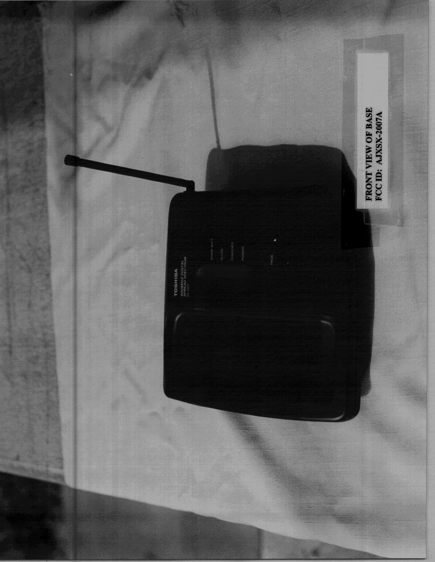 Cordless Telephone - FCC ID AJXSX-2007A - Toshiba America Consumer Products Inc (4)