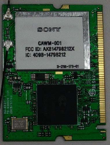 Wireless LAN Module - FCC ID AK814798212X - Sony Group Corporation (1)