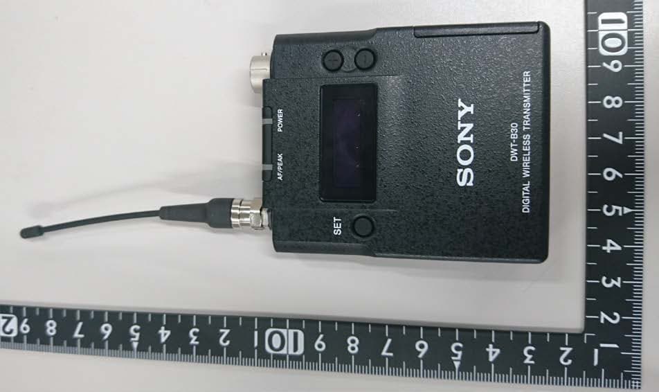 DIGITAL WIRELESS TRANSMITTER - FCC ID AK8DWTB3090 - Sony Group Corporation