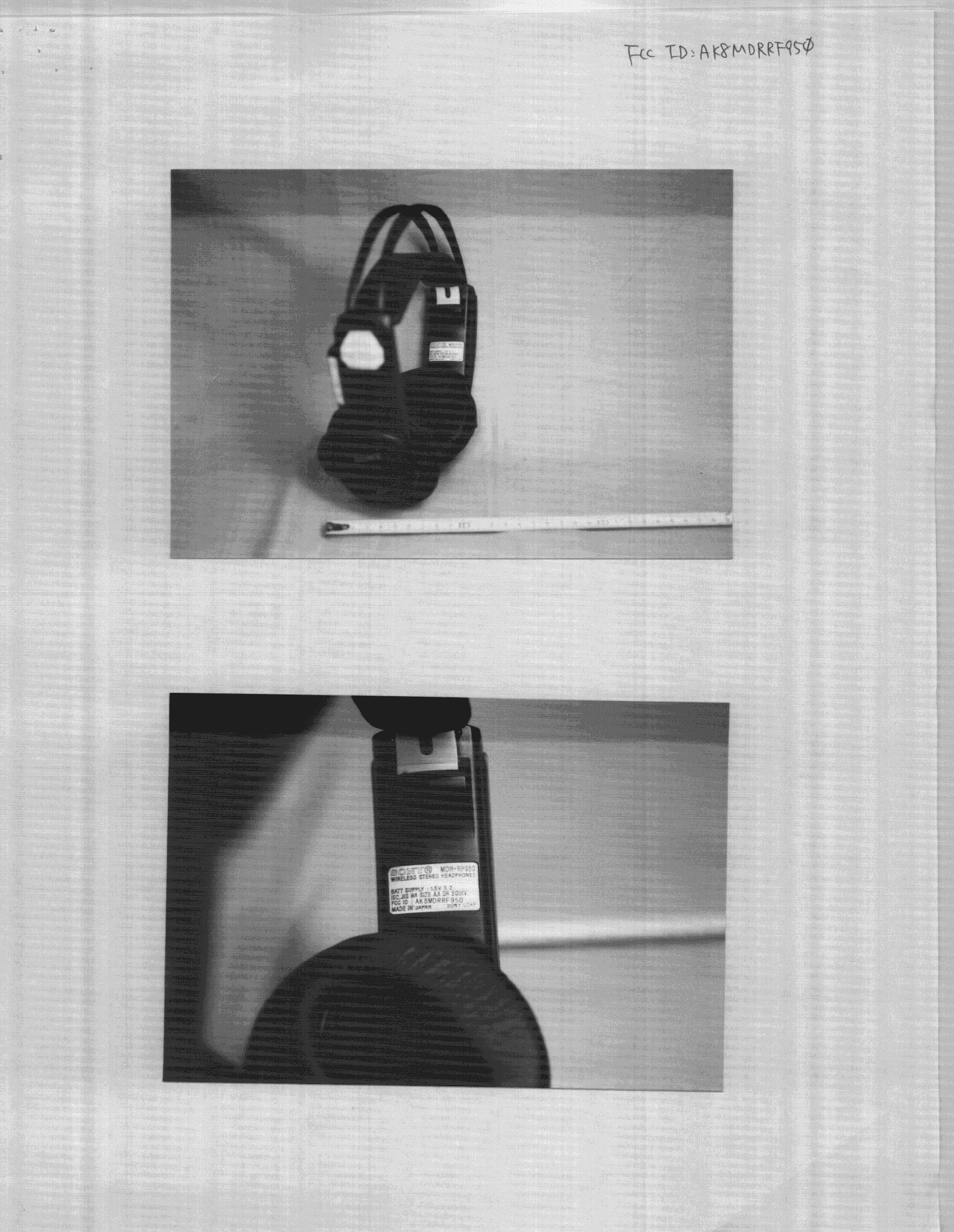 Wireless Headphones - FCC ID AK8MDRRF950 - Sony Group Corporation (2)