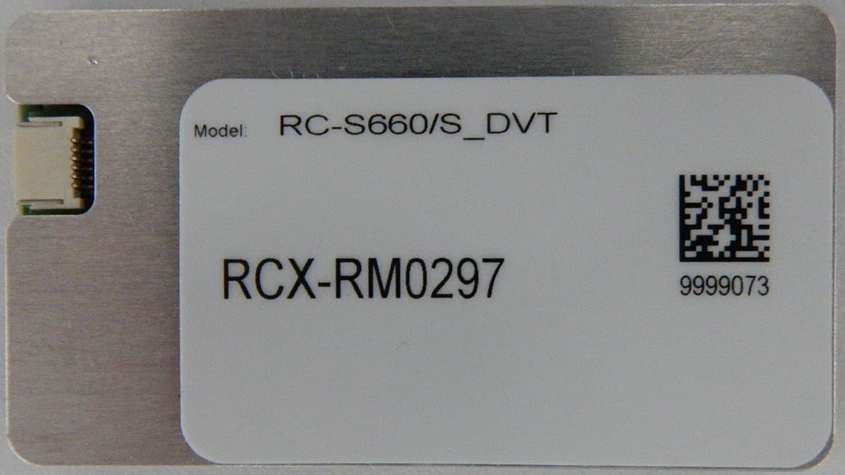 Contactless IC Card Reader/Writer - FCC ID AK8RCS660S - Sony Group Corporation (2)