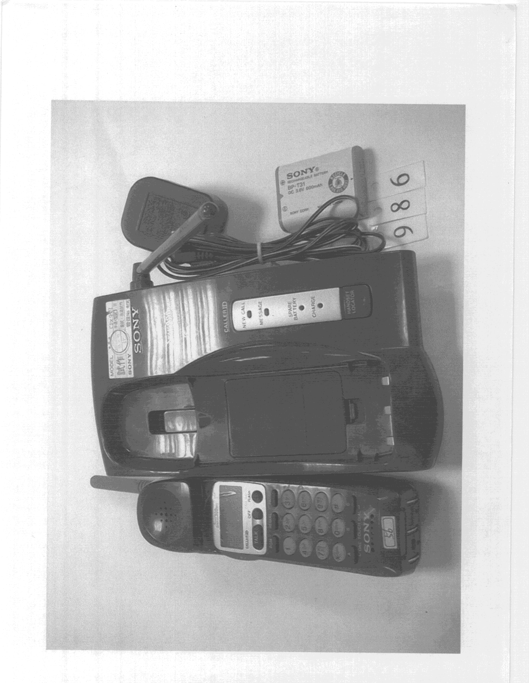 Cordless Phone - FCC ID AK8SPPS9101 - Sony Group Corporation