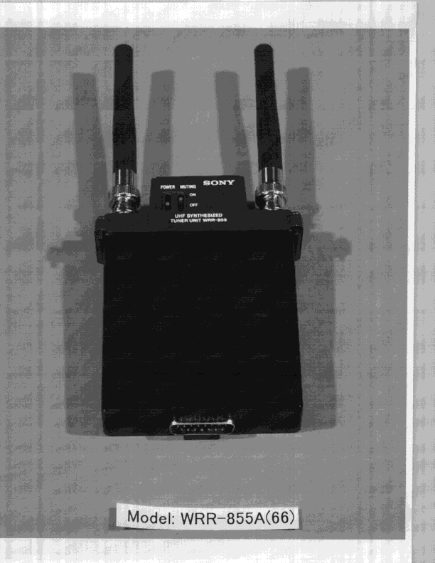 CXX - Communications Rcvr for use w/ licensed Tx and CBs - FCC ID AK8WRR855A66 - Sony Group Corporation (3)