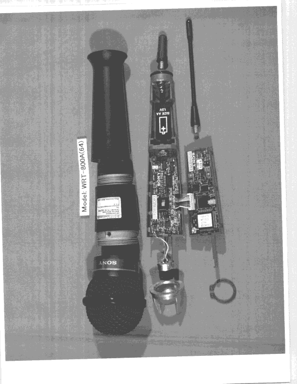 TNF - Licensed Non-Broadcast Transmitter Held to Face - FCC ID AK8WRT800A64 - Sony Group Corporation (1)
