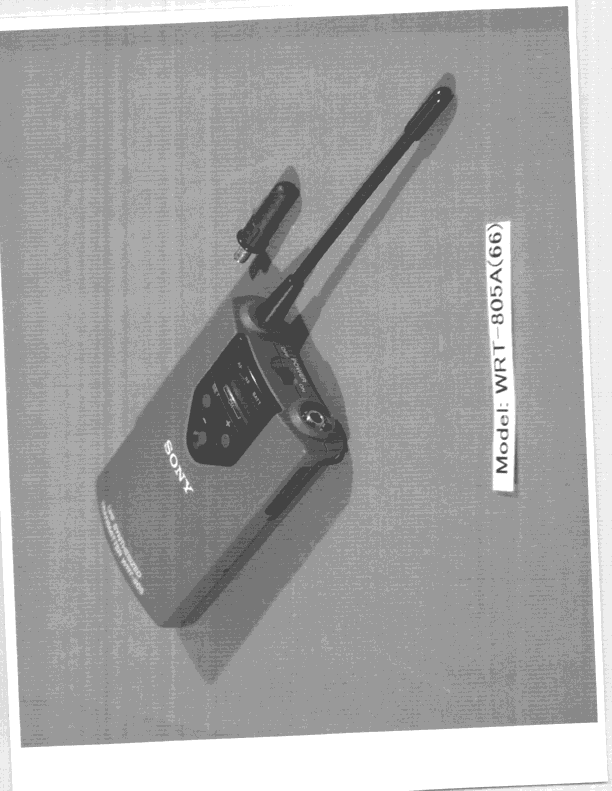 TNT - Licensed Non-Broadcast Transmitter Worn on Body - FCC ID AK8WRT805A66 - Sony Group Corporation (3)