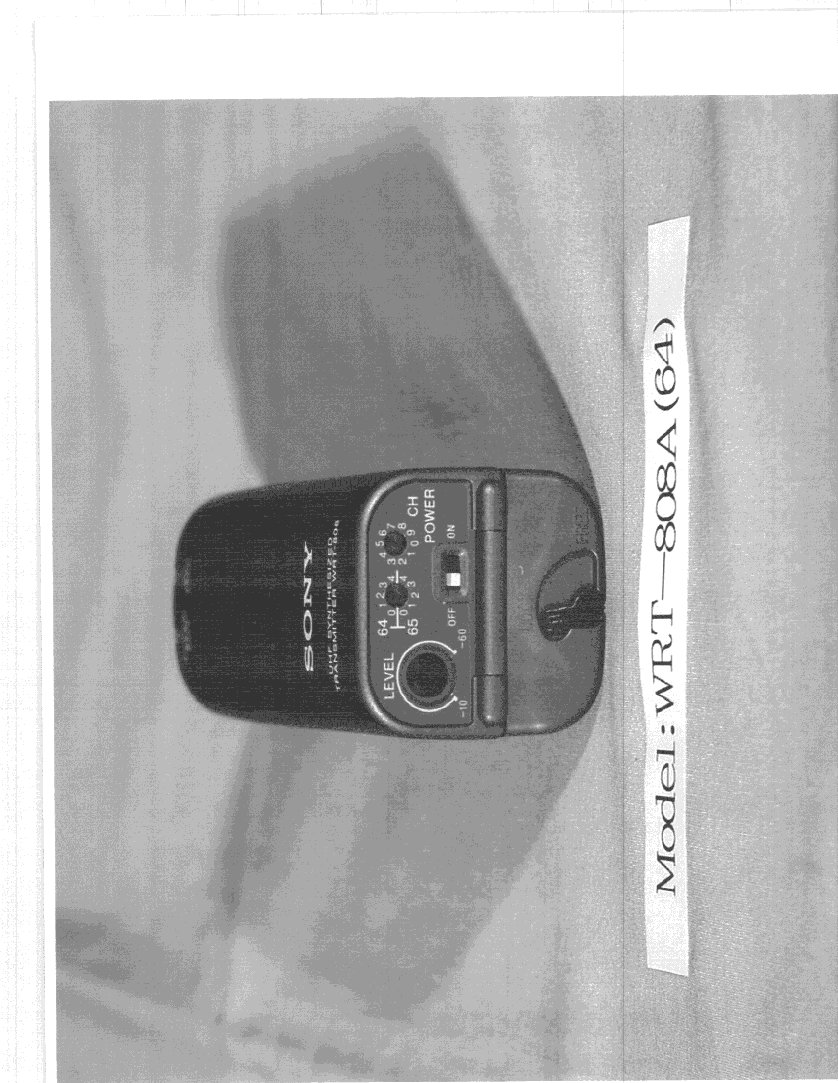 TNB - Licensed Non-Broadcast Station Transmitter - FCC ID AK8WRT808A64 - Sony Group Corporation (1)