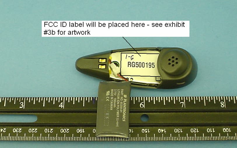 Wireless Telephone Adapter Headset - FCC ID AL8CS55YYYY - HP Inc. (1)