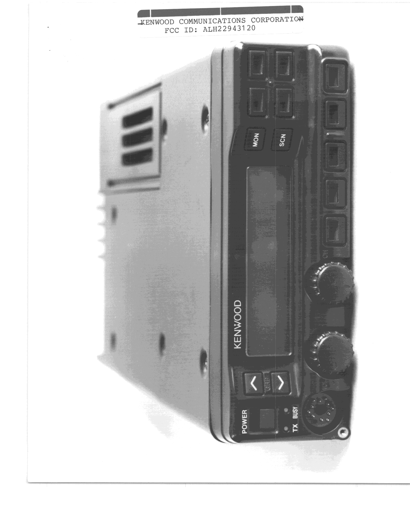 TNB - Licensed Non-Broadcast Station Transmitter - FCC ID ALH22943120 - Kenwood USA Corporation (2)