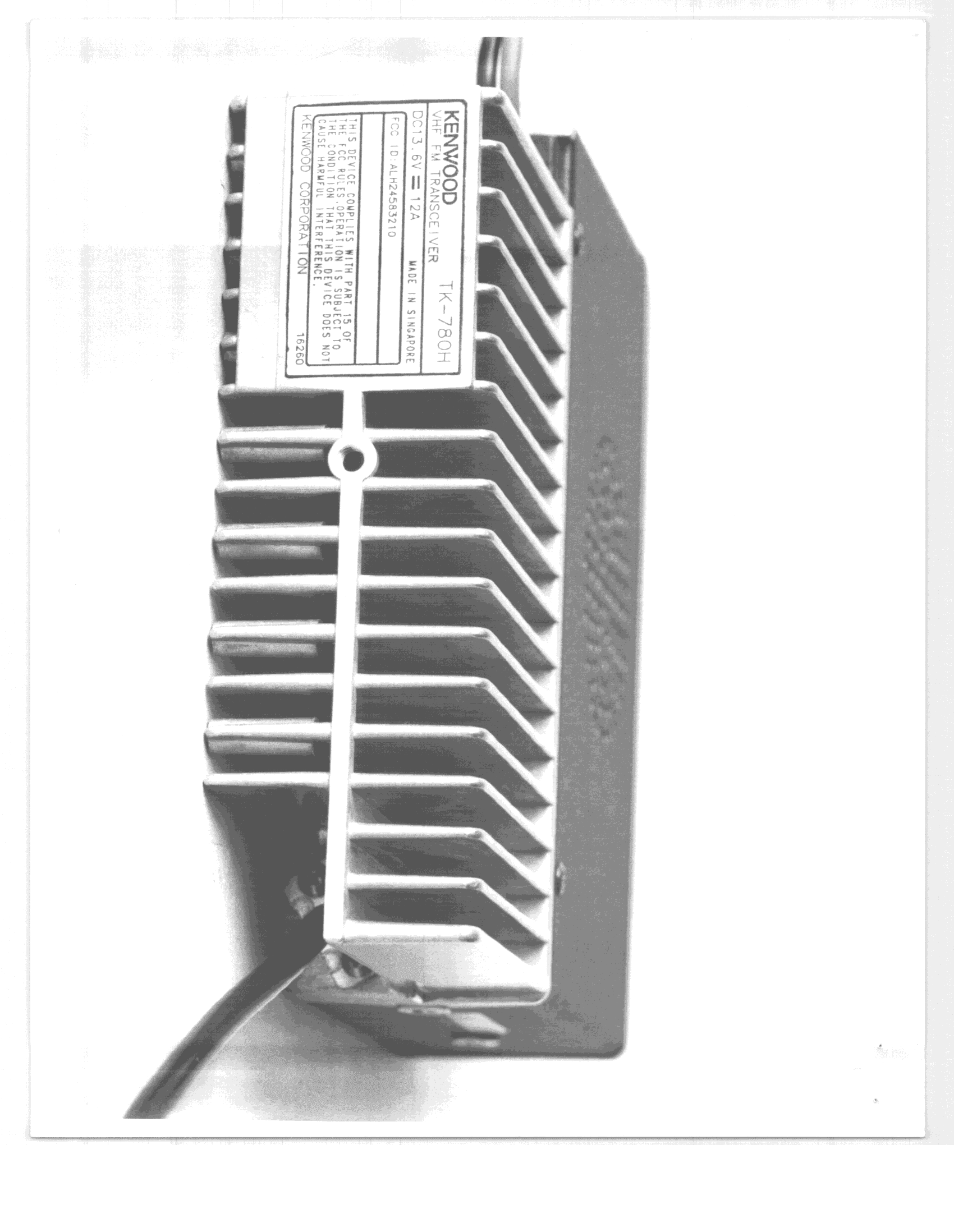 TNB - Licensed Non-Broadcast Station Transmitter - FCC ID ALH24583210 - Kenwood USA Corporation (3)