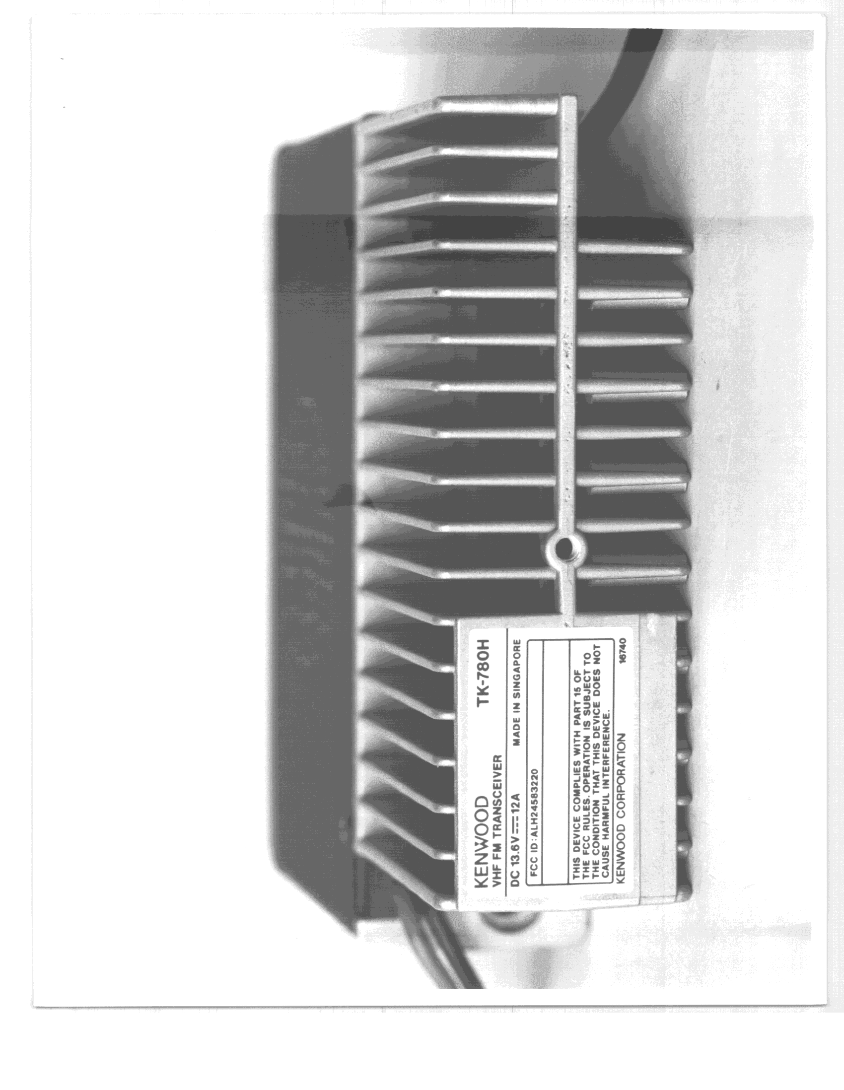 TNB - Licensed Non-Broadcast Station Transmitter - FCC ID ALH24583220 - Kenwood USA Corporation (3)