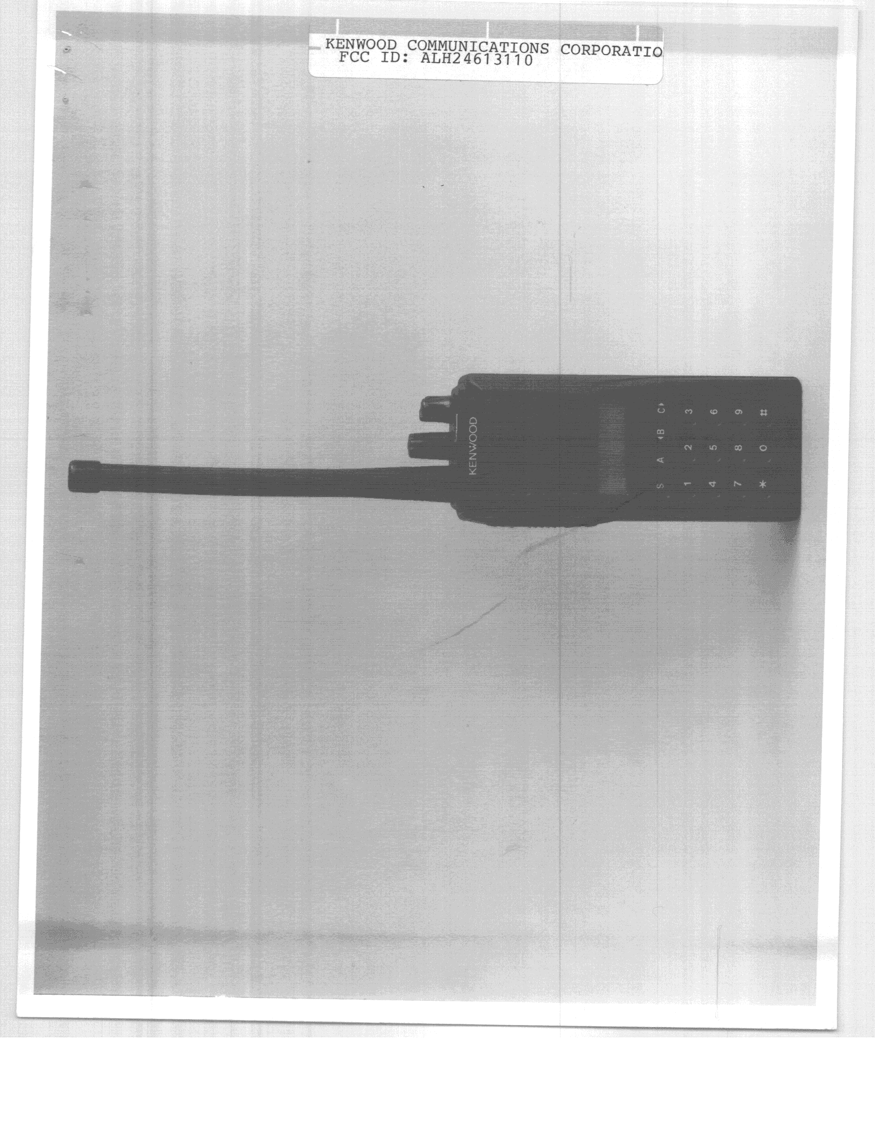 TNF - Licensed Non-Broadcast Transmitter Held to Face - FCC ID ALH24613110 - Kenwood USA Corporation (5)
