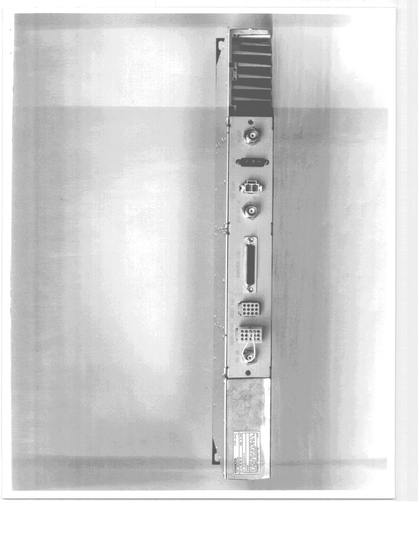 TNB - Licensed Non-Broadcast Station Transmitter - FCC ID ALH30643120 - Kenwood USA Corporation (2)