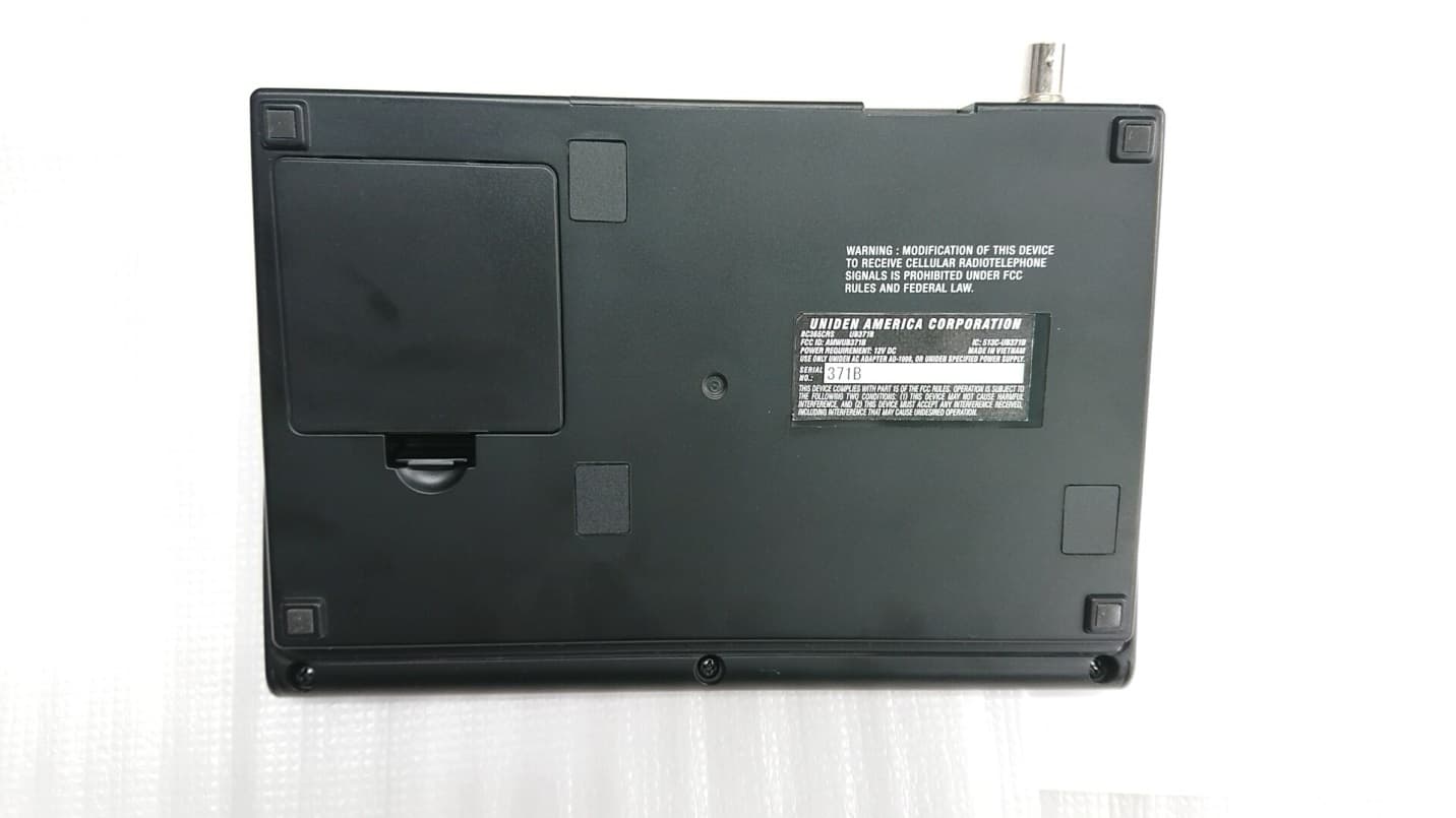 ANALOG SCANNING RECEIVER - FCC ID AMWUB371B - Uniden America Corporation (2)