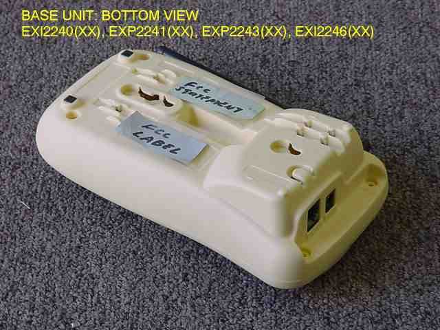 Cordless Telephone System - Base - FCC ID AMWUC358 - Uniden America Corporation