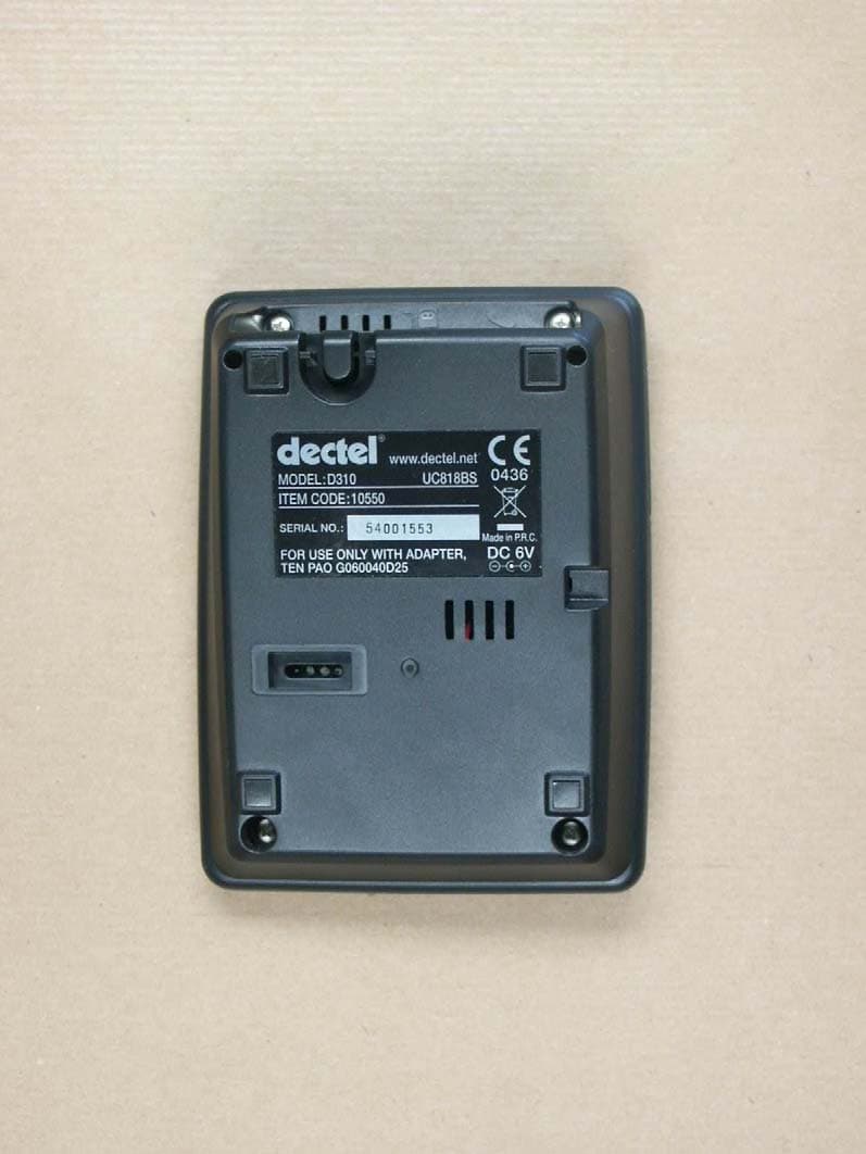 UPCS base unit DECT 1060 - FCC ID AMWUC501 - Uniden America Corporation